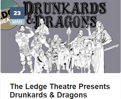 Drunkards at the Ledge Theater